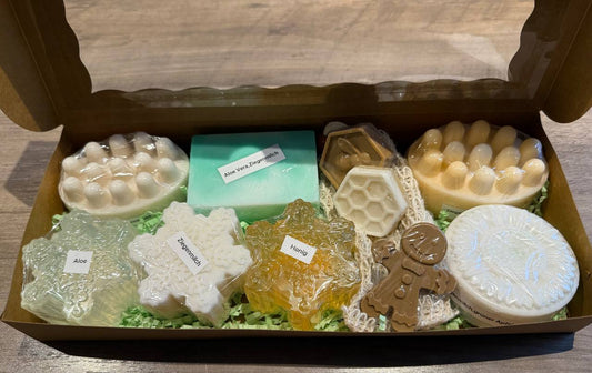 Handgemachte Naturseifen-Geschenkbox – Pflege und Wellness für Zuhause