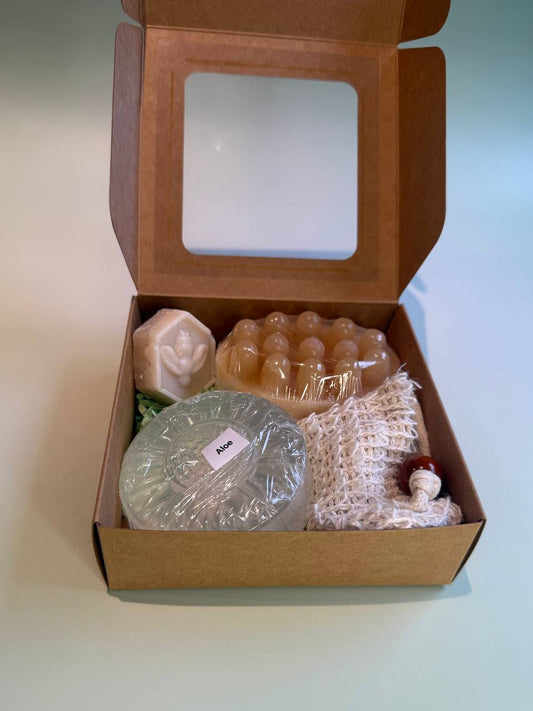 Handgemachte Mini-Wellnessbox