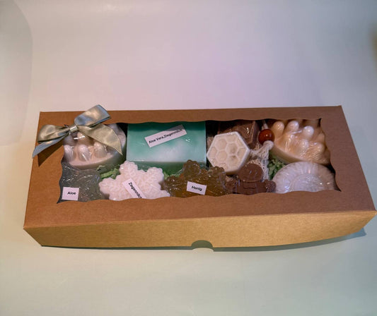 Handgemachte Naturseifen-Geschenkbox – Pflege und Wellness für Zuhause