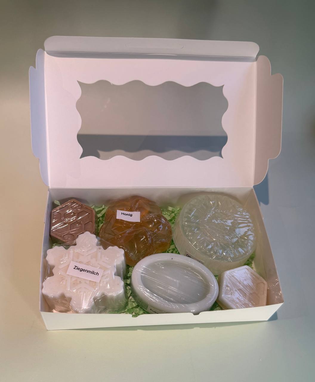 Handgemachte Naturseifen-Geschenkbox – Sanfte Pflege