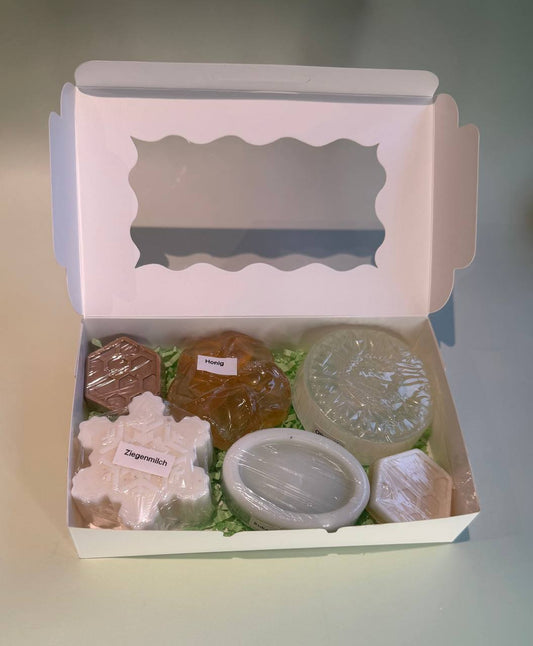 Handgemachte Naturseifen-Geschenkbox – Sanfte Pflege