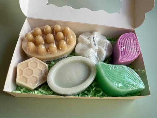 Handgemachte Naturseifen-Geschenkbox