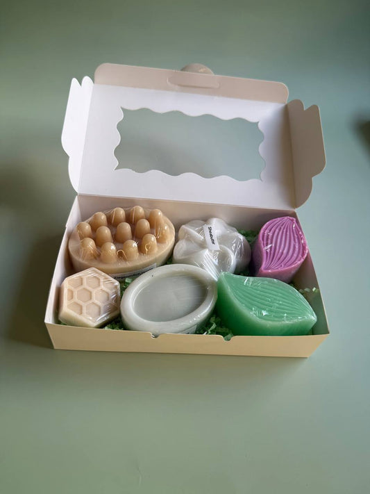 Handgemachte Naturseifen-Geschenkbox