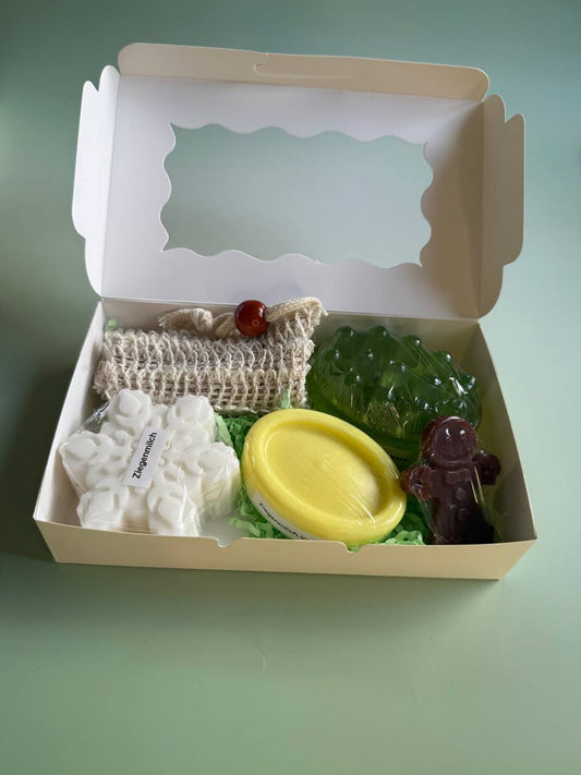 Handgemachte Ziegenmilch-Wellnessbox