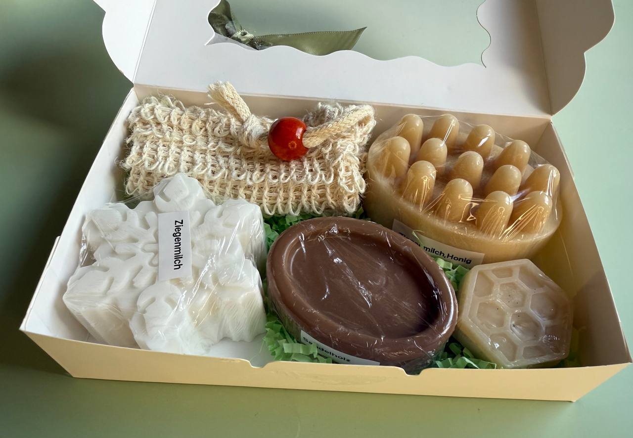 Handgemachte Wellness-Geschenkbox