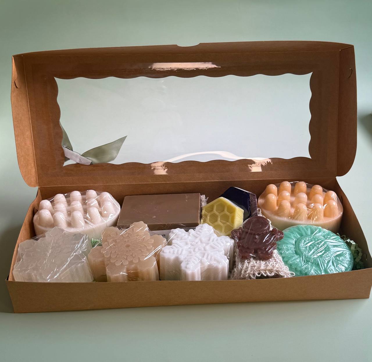 Luxuriöse Naturseifen-Geschenkbox