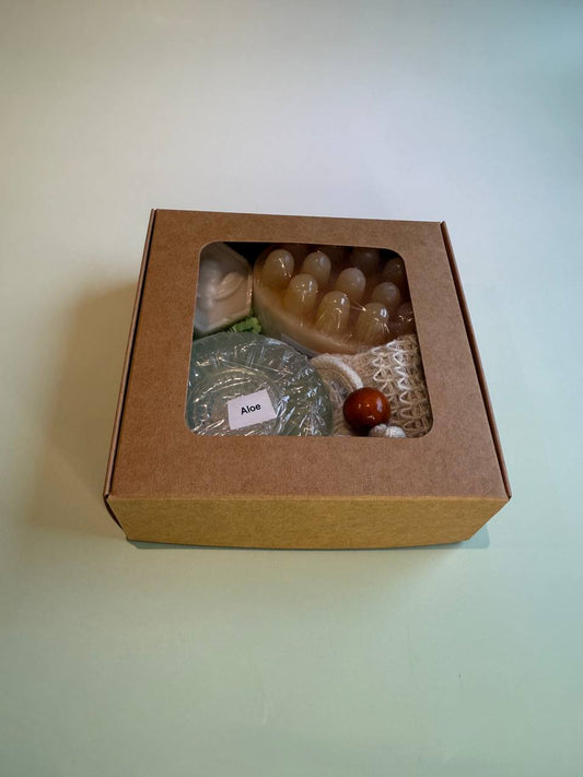 Handgemachte Mini-Wellnessbox