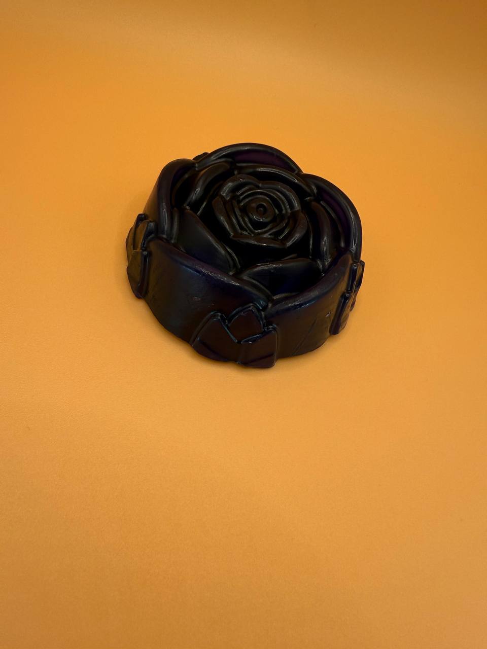 Lavendelseife in Rosenform