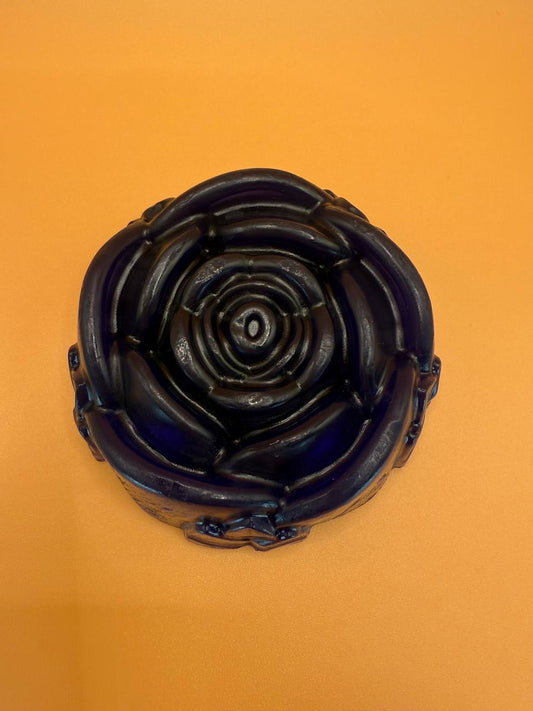 Lavendelseife in Rosenform