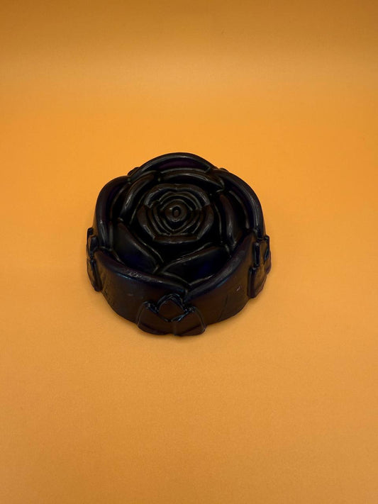 Lavendelseife in Rosenform